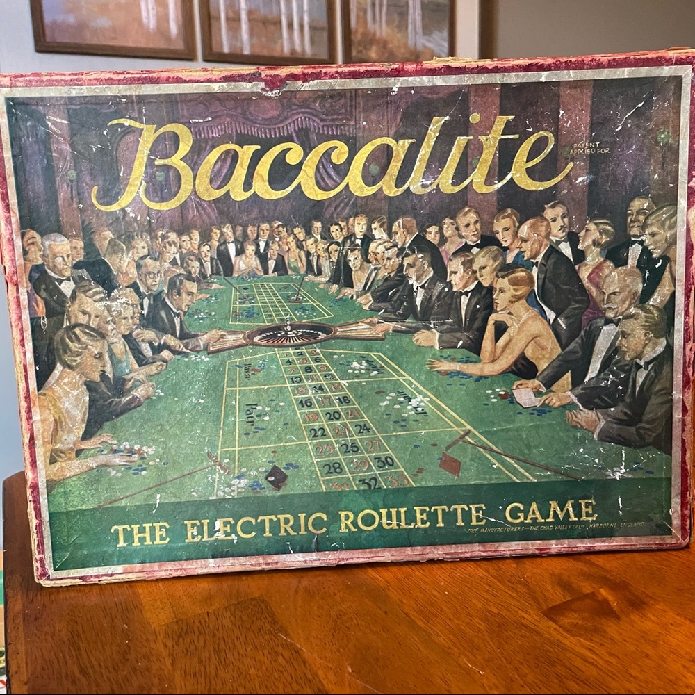 Vintage Baccalite Electronic Roulette Game - Rare Item